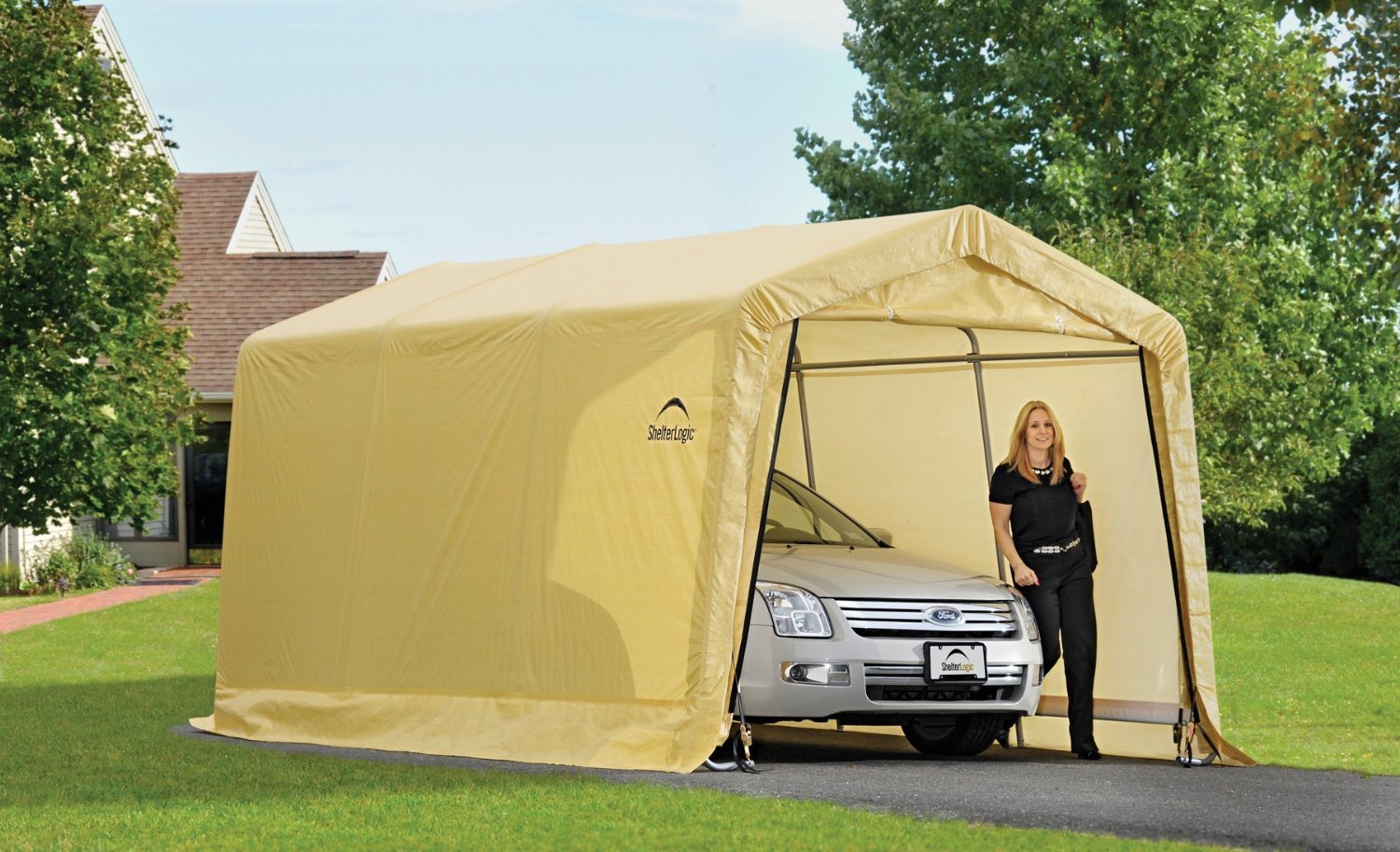 10 X 20 Feet New Auto Shelter And Portable Garage Shelters Store